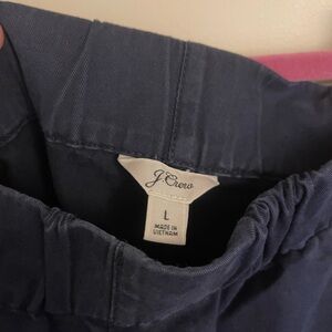 J. Crew Astrid Wide-Leg Chino Pant, Navy